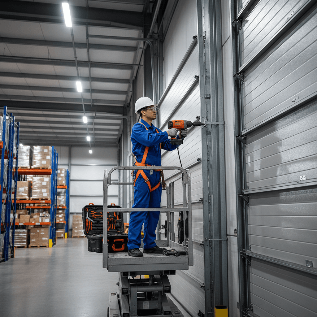 Warehouse door repair service